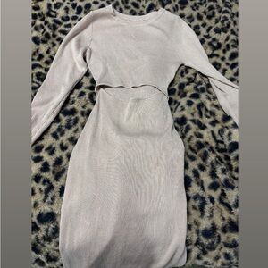Elegant Cream Women's Dress